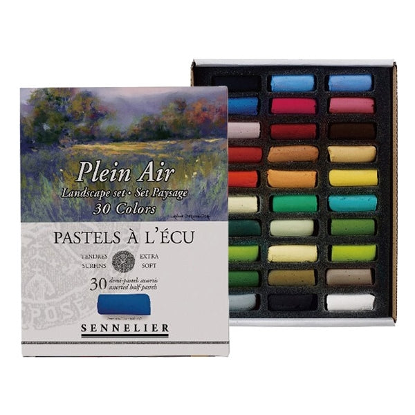 Sennelier Extra Soft Artist Half Pastels Plein Air: Landscape Set 30