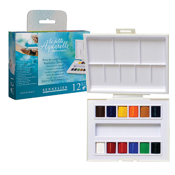 Sennelier La Petite Aquarelle Half Pan Travel Set