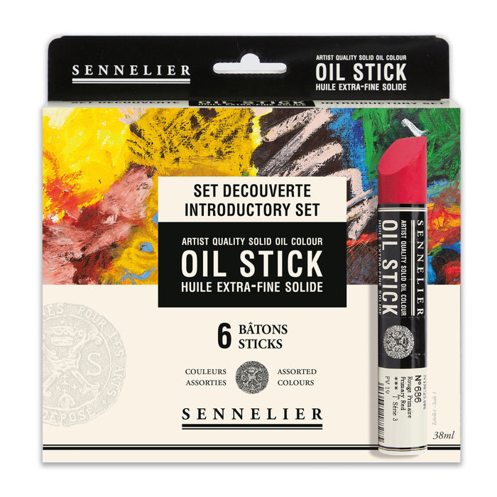 Sennelier Oil Sticks Introductory Selection Set of 6