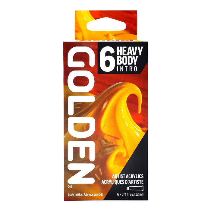 Golden Artist Acrylic Heavy Body Intro Set 6x22ml