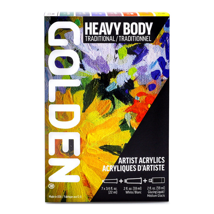 Golden Artist Acrylic Heavy Body Traditional Set