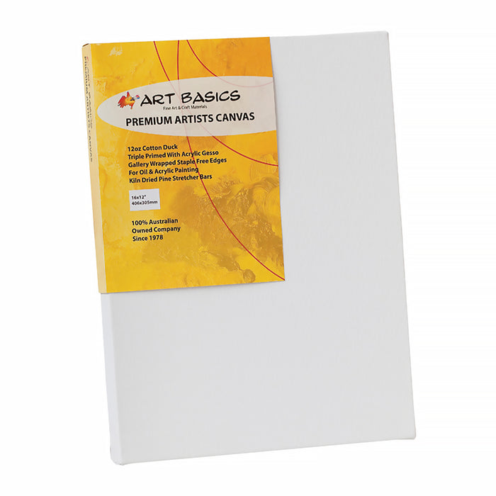 Art Basics Premium Artists Stretched Canvas