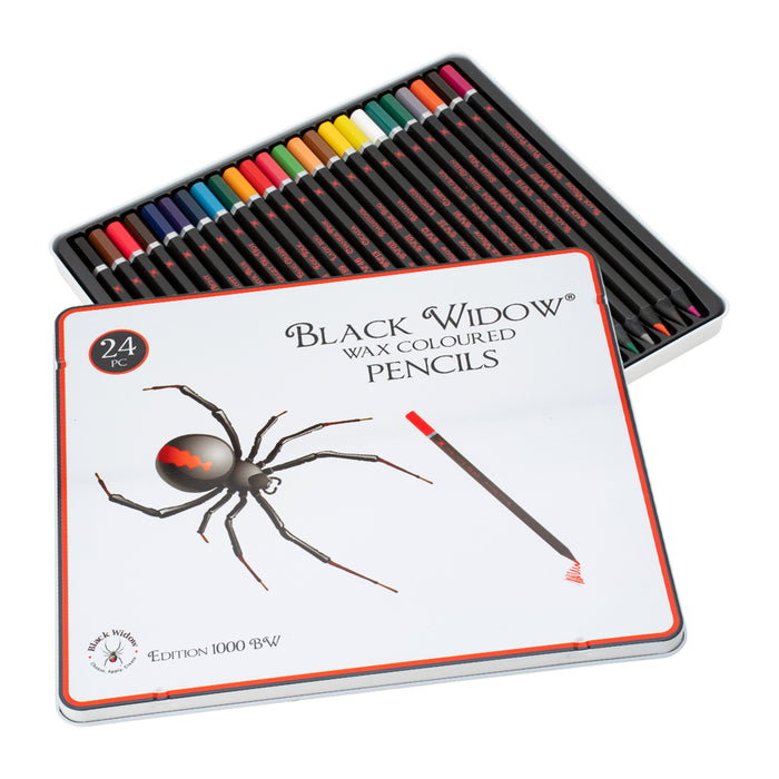 Black Widow Colour Pencils - Spider Set