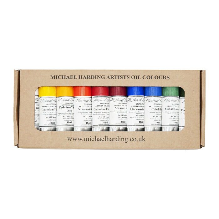 Michael Harding Handmade Artists' Oil Colours Plein Air Painter Set 10