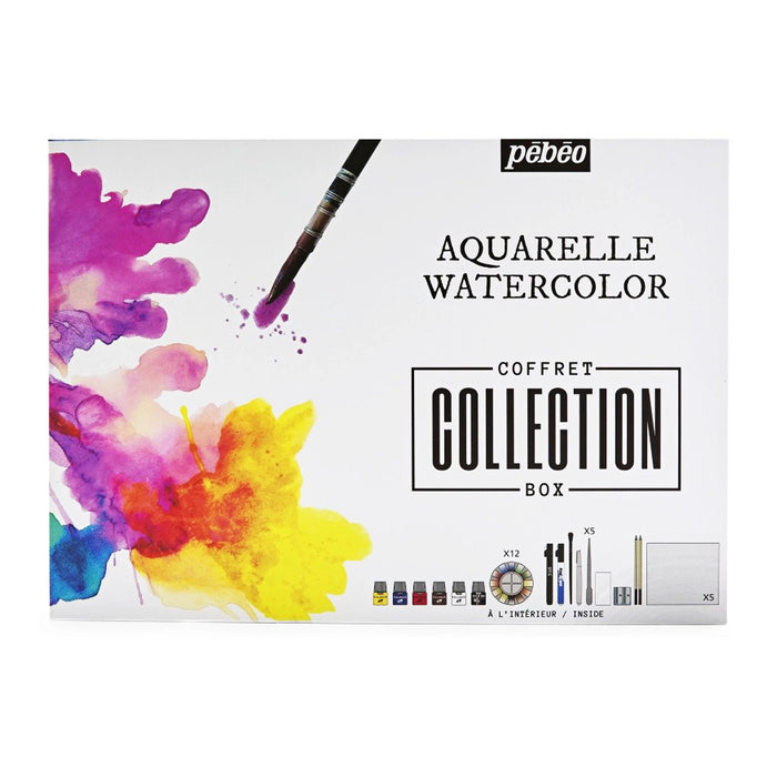 Pebeo Aquarelle Watercolour Collection Box