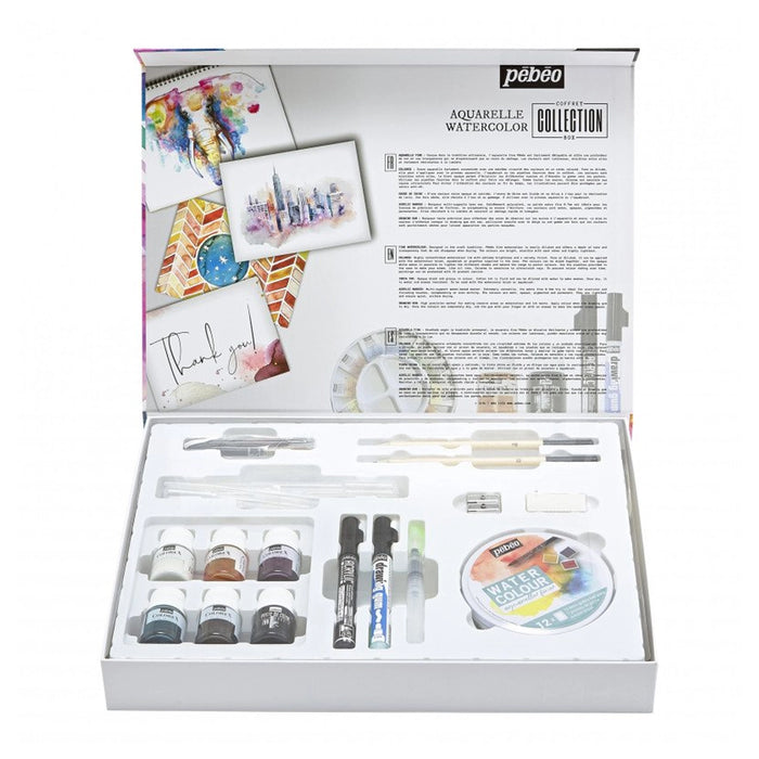 Pebeo Aquarelle Watercolour Collection Box