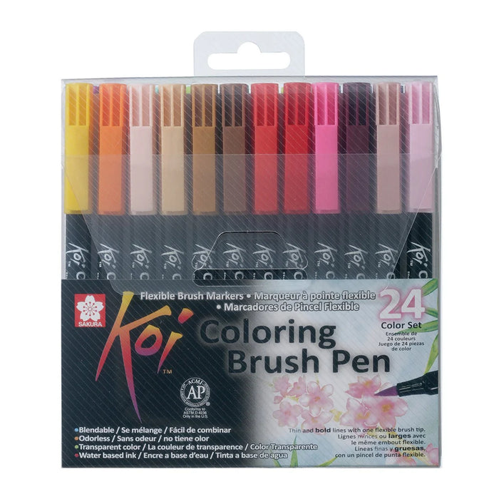 Sakura Koi Colouring Brush Pen Set 24