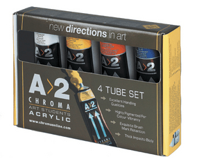 A>2 Student Acrylic Paint Sets