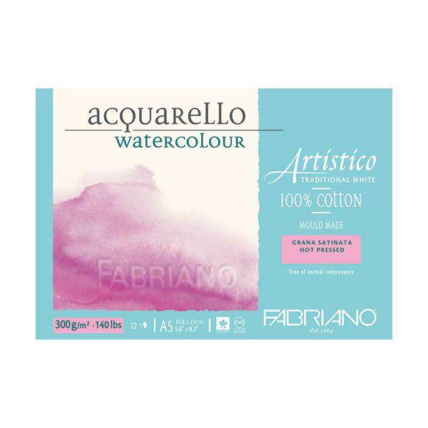 Fabriano Studio Watercolour Pad 300gsm Hot Press