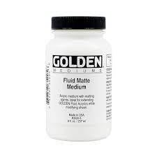 Golden Fluid Matte Medium