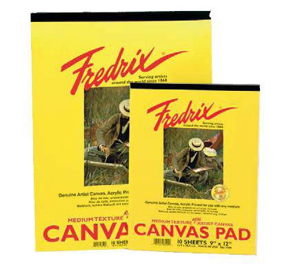 Fredrix Cut Edge Canvas Panels 9x12 6-pack