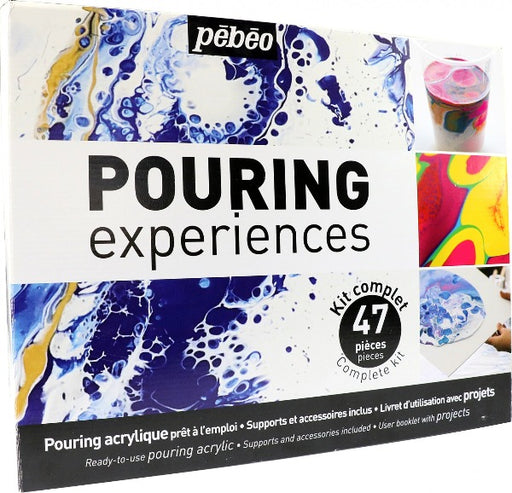 Pebeo Pouring Experiences 47 Piece Kit - ArtStore Online