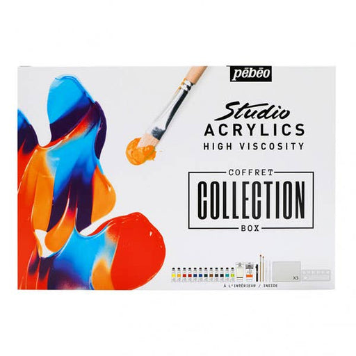 Pebeo Studio Acrylics Collection Box - ArtStore Online